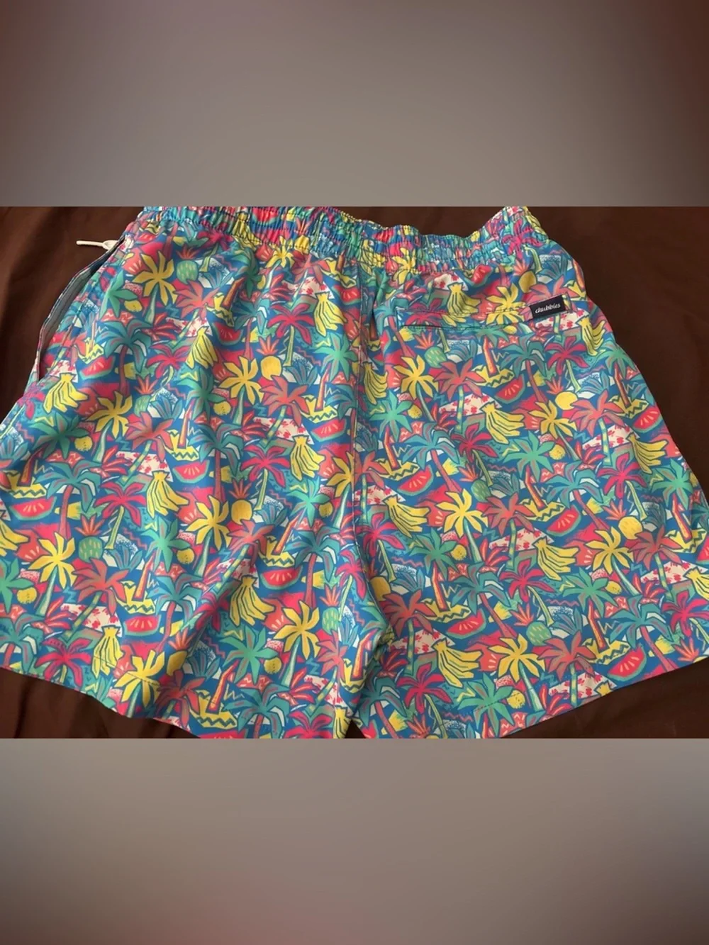 Chubbies “Blue Fruit” Swim trunks